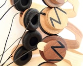 Casque en bois fabriqués à la main dans les pays-bas.