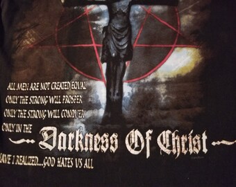 SLAYER Tour Shirt 2001 DARKNESS of CHRIST Canada Artimonde - Etsy