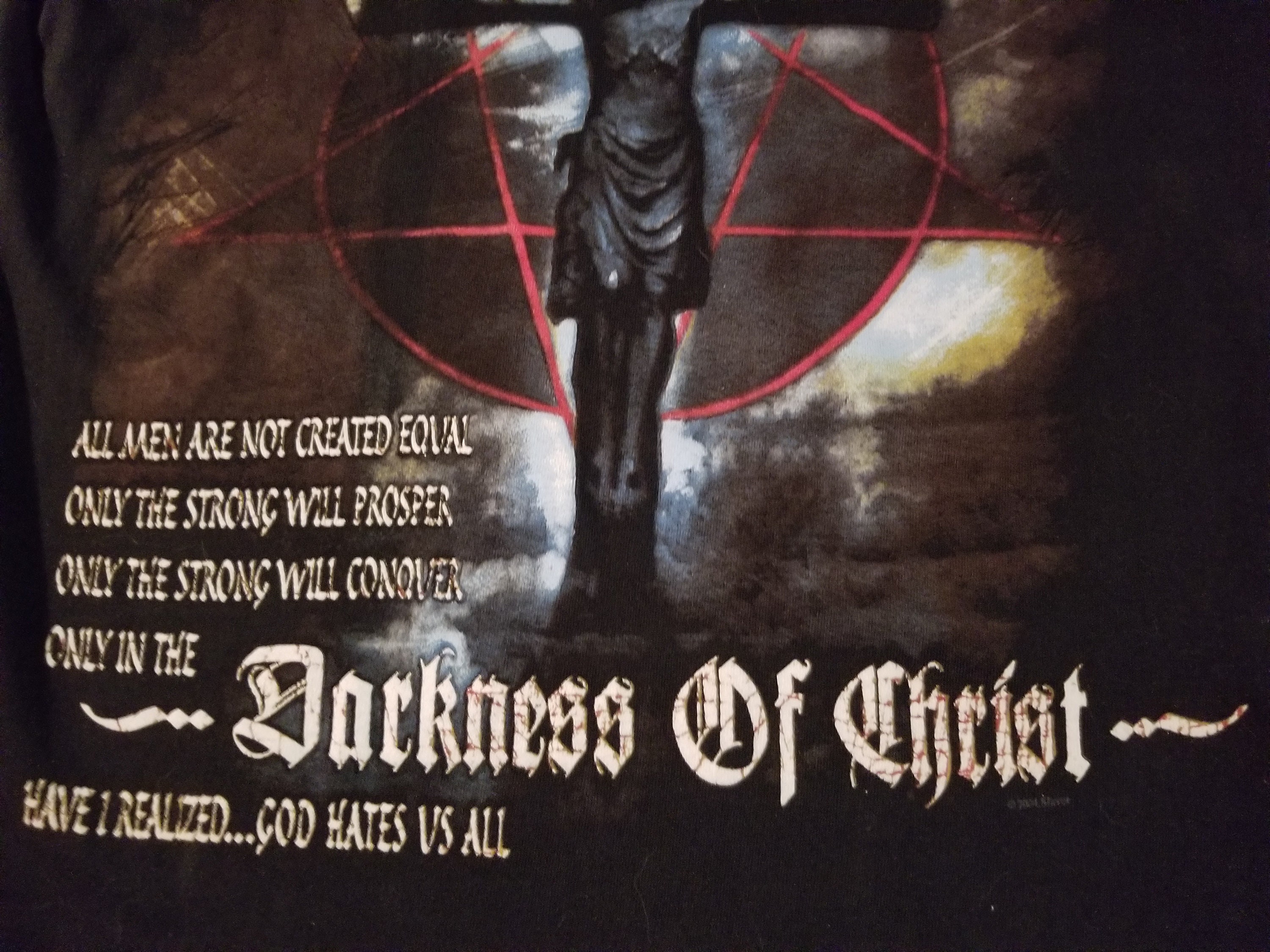SLAYER Tour Shirt 2001 DARKNESS of CHRIST Canada Artimonde
