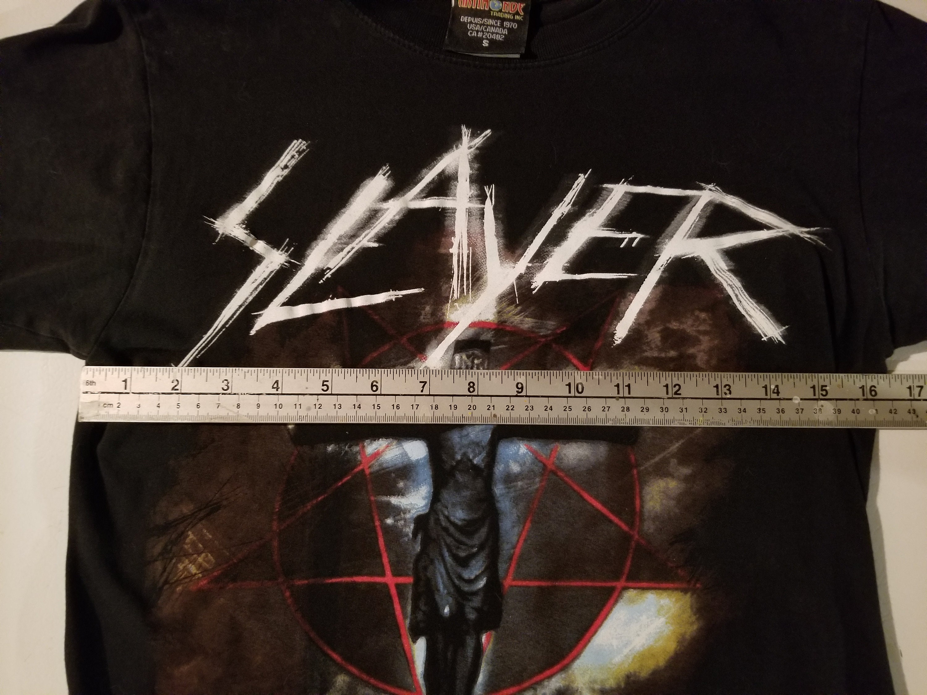 SLAYER Tour Shirt 2001 DARKNESS of CHRIST Canada Artimonde - Etsy