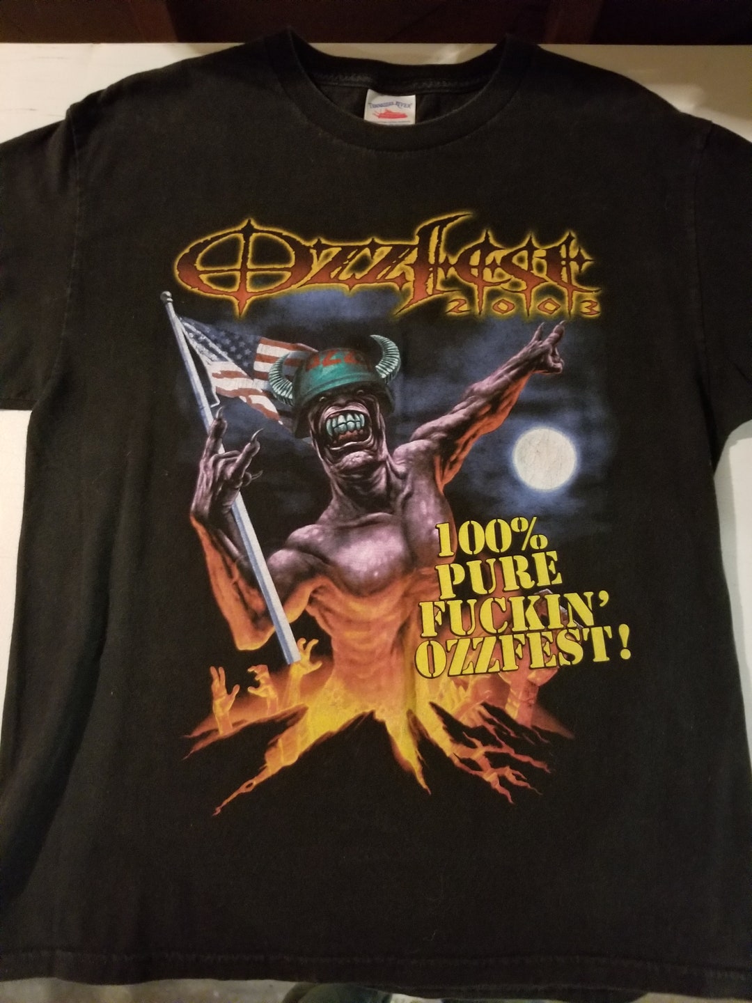OZZFEST Tour Shirt 2003 Ozzy/korn/disturbed - Etsy