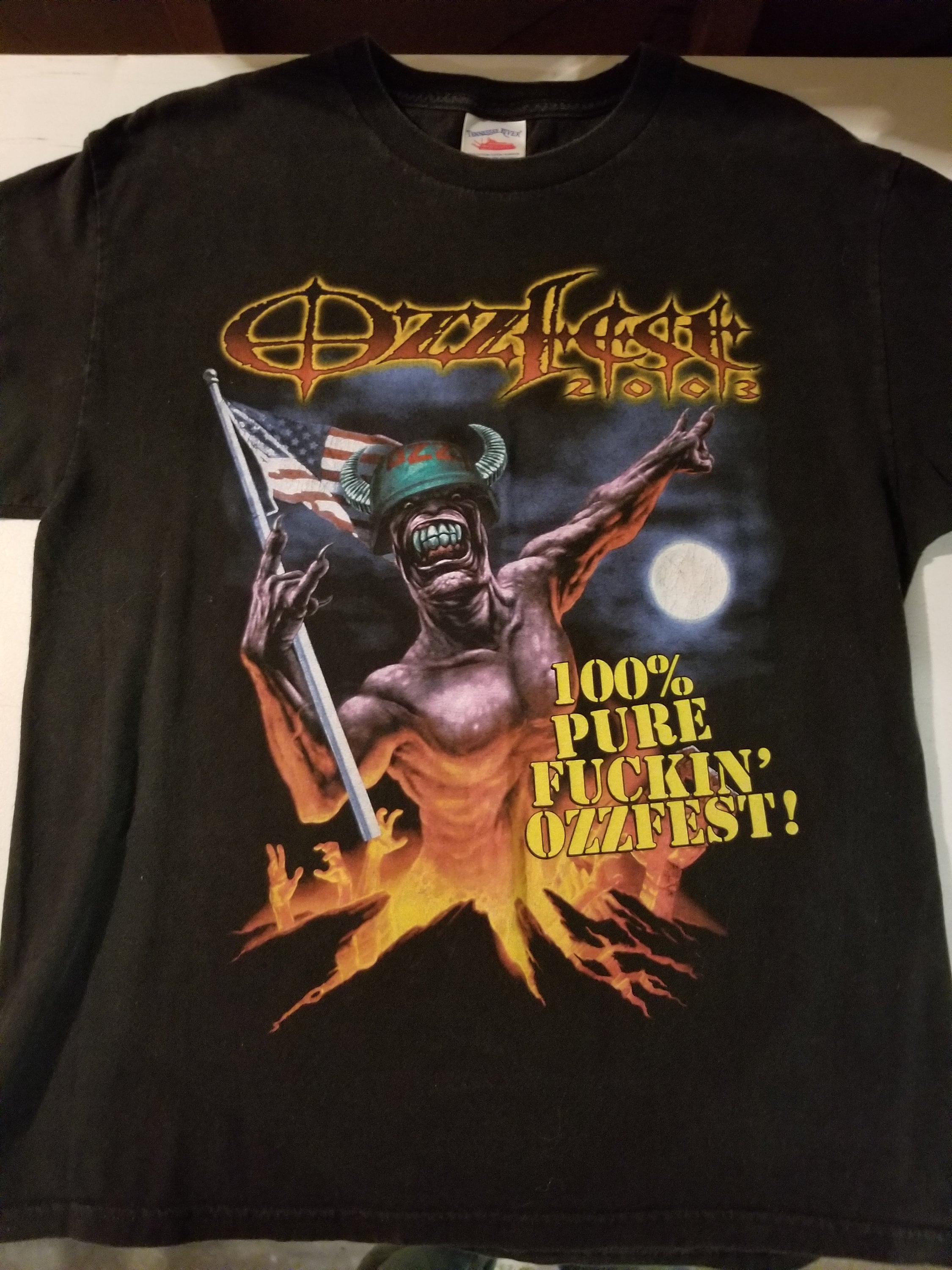 OZZFEST Tour Shirt 2003 Ozzy/korn/disturbed - Etsy