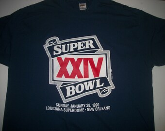 SUPERBOWL XXIV 1990 t shirt