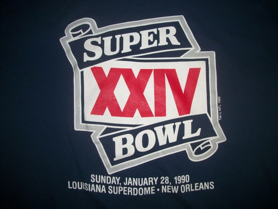 SUPERBOWL XXIV 1990 t shirt - image 2