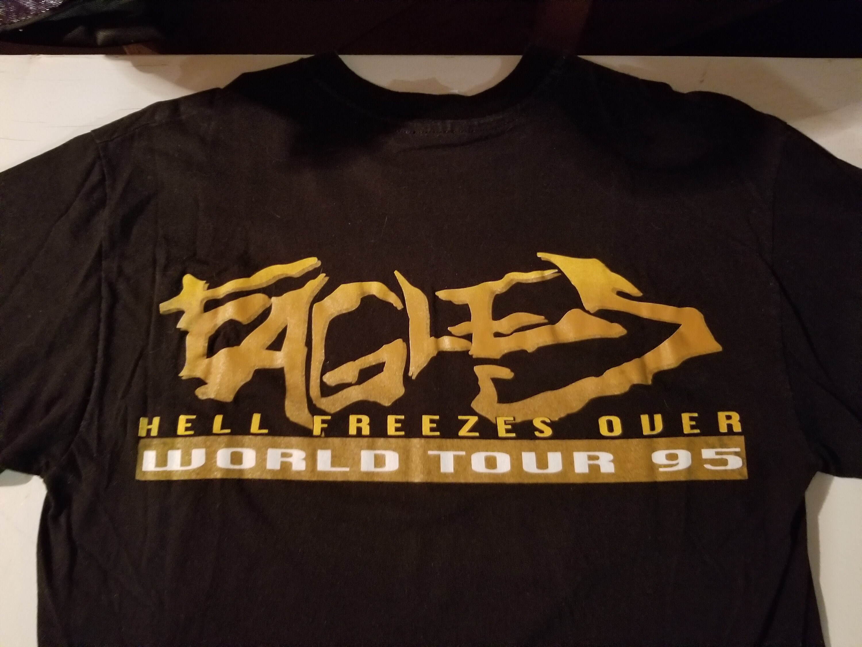 EAGLES Tour Shirt 1995 Hell Freezes Over - Etsy EAGLES Tour Shirt 1995 Hell Freezes Over - Etsy
