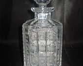 Vintage Baccarat Crystal quot Ardèche quot Whiskey Decanter. 7 LBS. Made in France. Free Expediating Shipping in the U.S