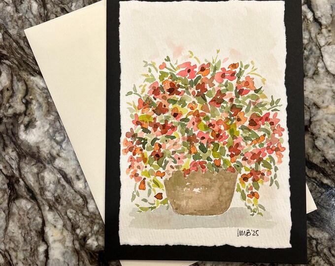 Original Hand Painted Watercolor Greeting Card - Etsy