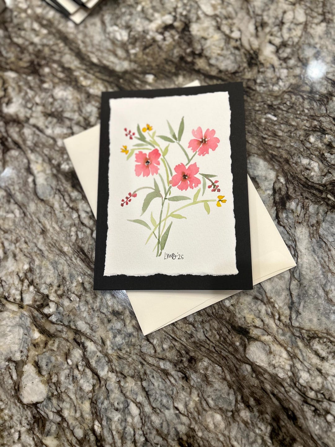 Original Hand Painted Watercolor Greeting Card - Etsy