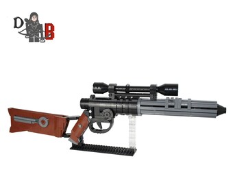 Star Wars Custom Boba Fest  EE-3 Carbine Rifle Blaster Book of Boba fett made using LEGO parts