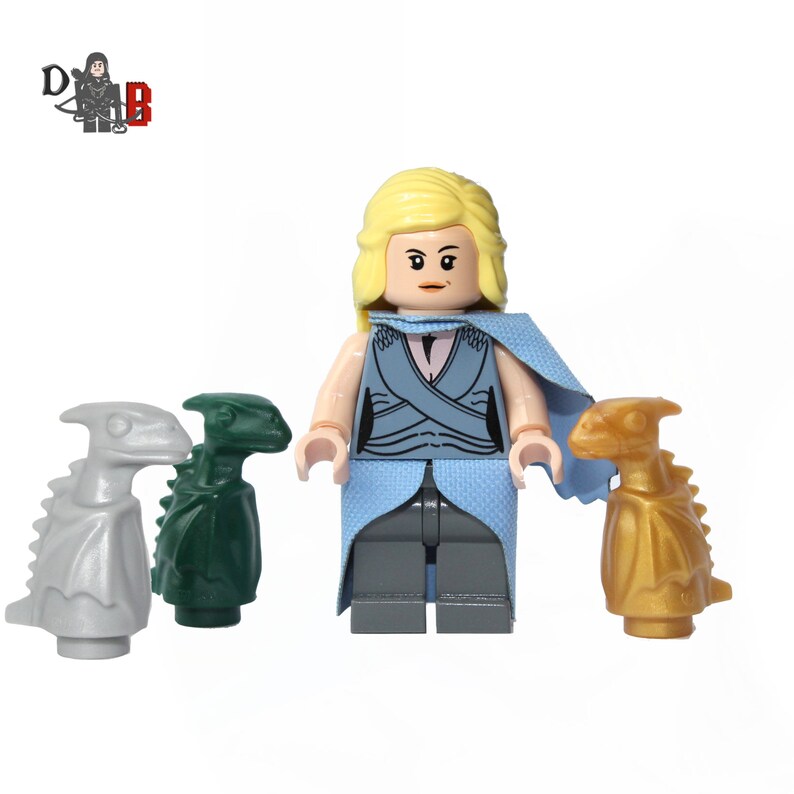 DAENERYS TARGARYEN Custom Printed on Lego Minifigure!