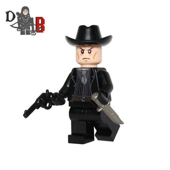 Westworld Man in Minifigure With Revolver Made Using - Etsy Norway