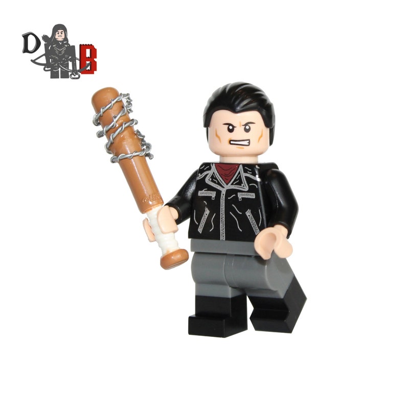 The Walking Dead Minifigures Rick Michonne /& Glenn made with LEGO /& custom parts