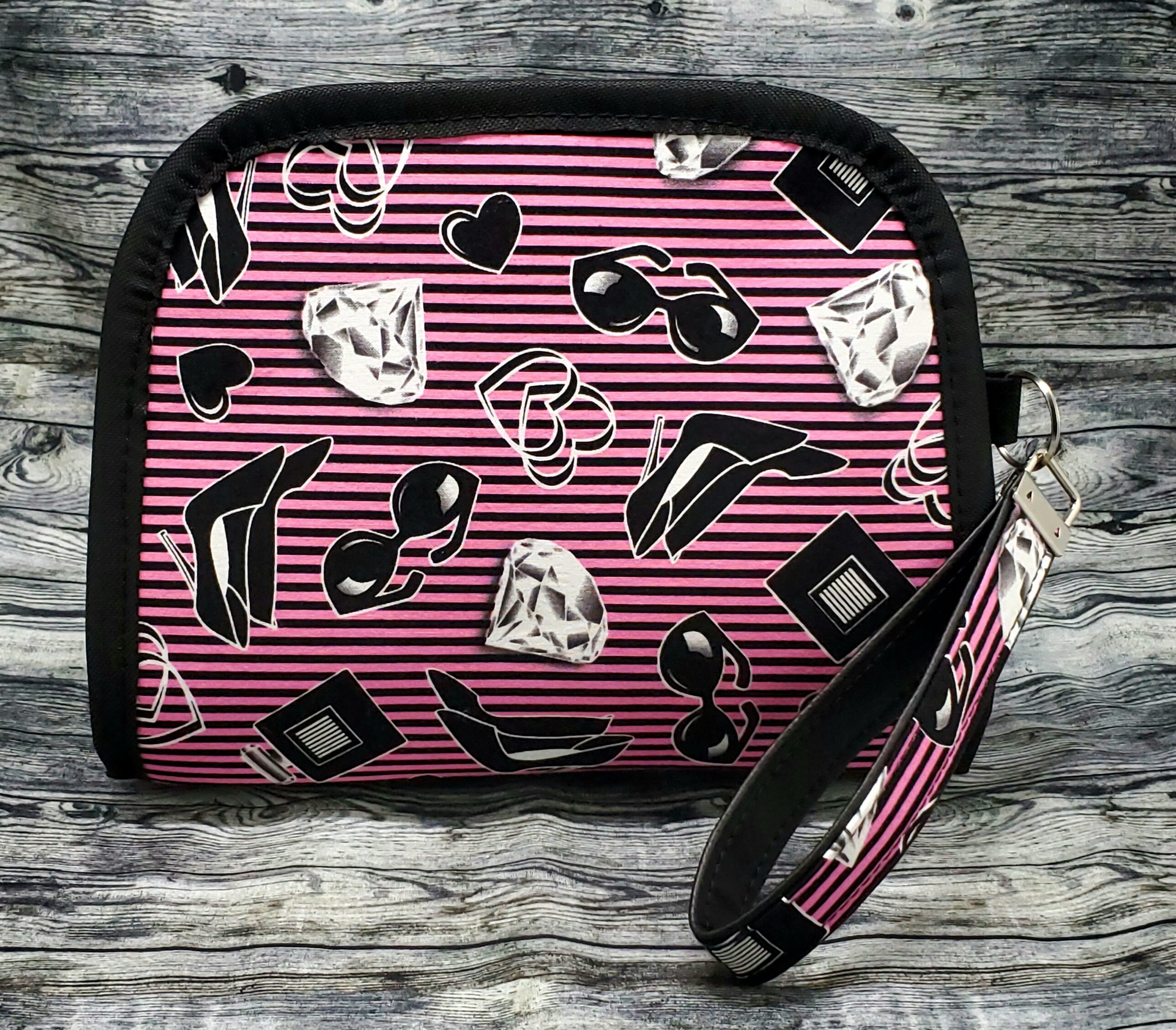 Gothic Glam Makeup Bag Retro Glam Cosmetic Organizer Goth Etsy