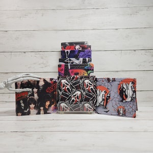 Carteras góticas plegables, Carteras con temática de terror, Cartera única hecha a mano, Mujeres del terror, Película de terror, Novia monstruo, Espeluznante, Macabro