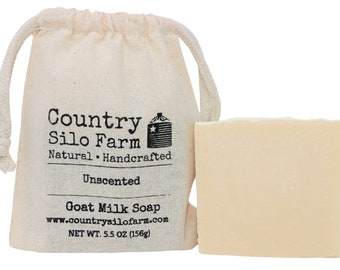 Ungezäumte Seife- Ziegenmilchseife, rustikale Seife, Naturseife, Gesichtsseife, Babyseife, Zero Waste Seife, TSA freundlich