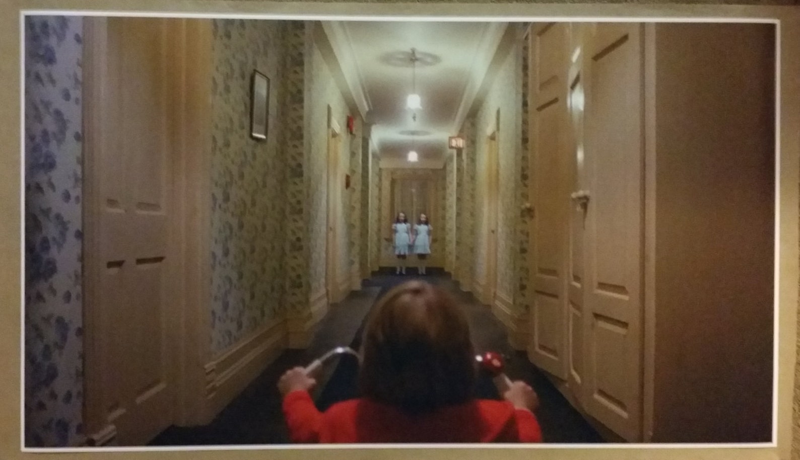 The Shining Movie Poster Twins in the Hall Horror Halloween Etsy