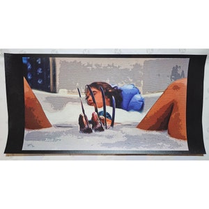 Nightmare on Elm Street Bathtub Movie Scene 12 X 24 Poster Cartoon Animation Poster inches Vinyl Weatherproof High Quality PVC image 1