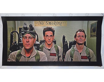 Ghostbusters Movie Scene  12" X 24" Poster Cartoon Animation Poster inches Vinyl Weatherproof High Quality PVC