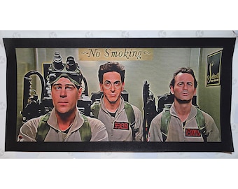 Ghostbusters Movie Scene  12" X 24" Poster Cartoon Animation Poster inches Vinyl Weatherproof High Quality PVC