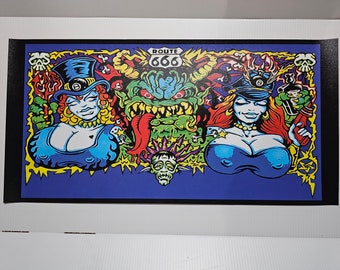 La Sexorcisto White Zombie  12" X 24" Poster Cartoon Animation Poster inches Vinyl Weatherproof High Quality PVC