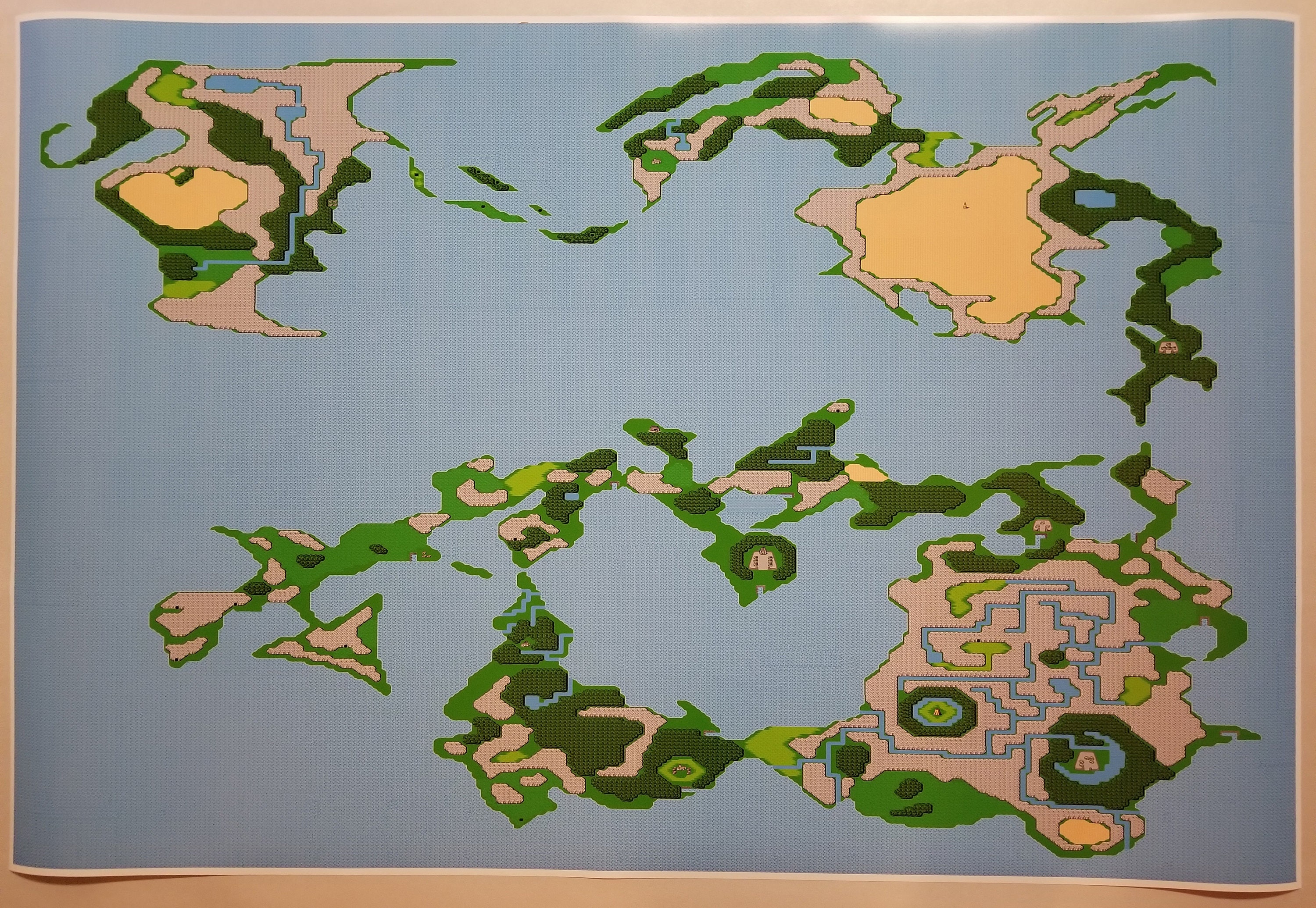 Final Fantasy Nes 36 x 24 Poster Print Detailed | Etsy