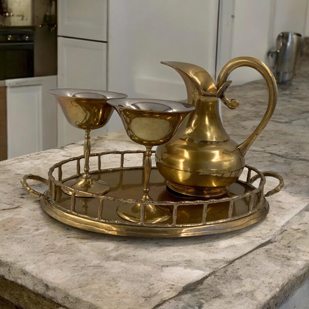 Bronze & Brass Wine Set main image 1