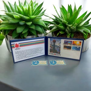 1982 Knoxville TN Souvenir Set, Ersttagsbrief & Original-Eintrittskarten
