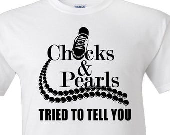 Chucks and Pearls Shirt