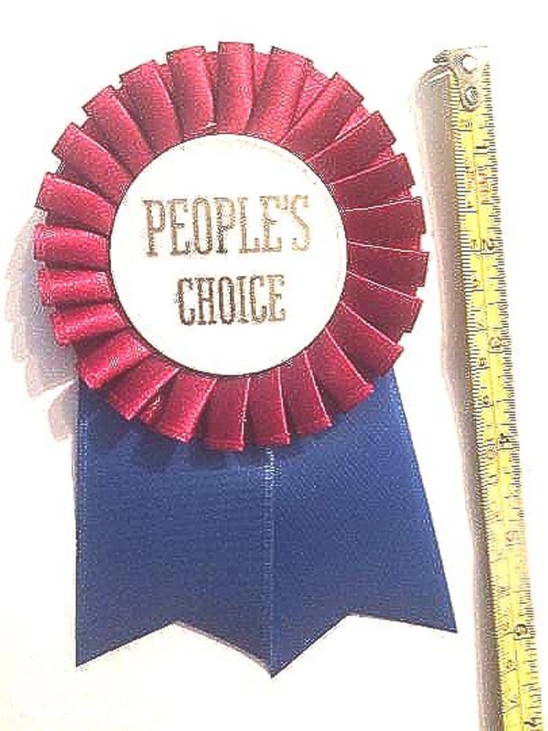 Users Choice Ribbon People's Choice, Small Rosette Ribbon Award - Etsy