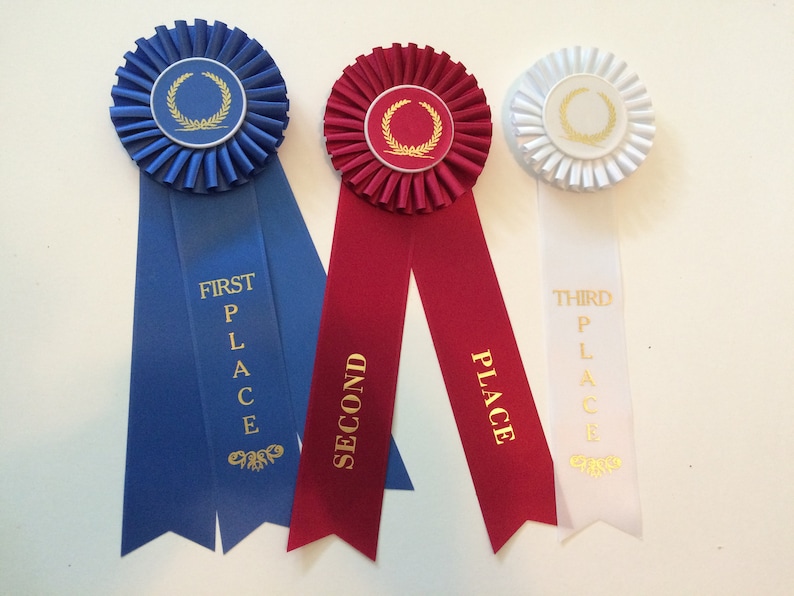 Award Rosettes 1st 2nd 3rd People's Choice - Etsy