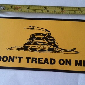 Gadsden flag window or bumper sticker