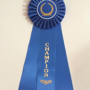 Champion - Rosette Ribbon Award