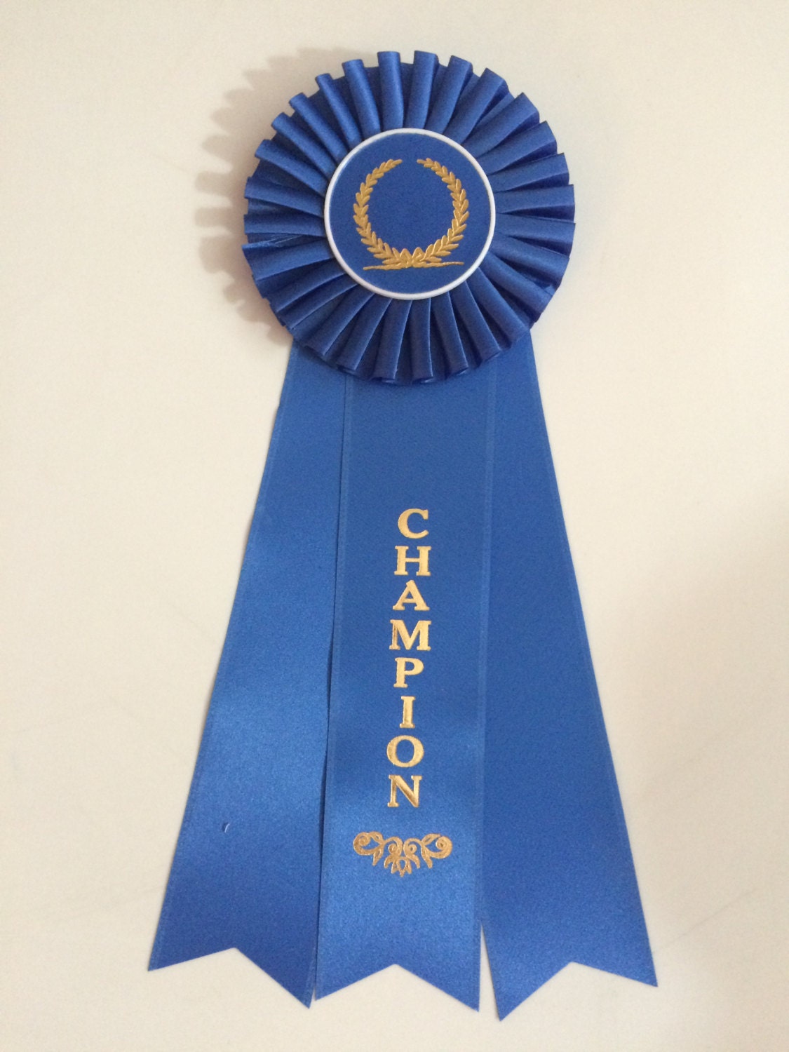Chapter Ribbon Champion & Reserve Champion - 2 Rosette Ribbon Awards - Etsy