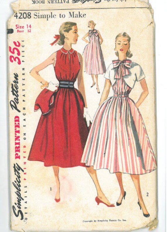 Junior Misses' and Misses' One-piece Jiffy Dress, Short Junior Misses' and Misses' One-piece Jiffy Dress, Short