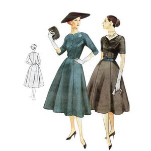 Vogue&#39;s reissue (1991) of their original 1951 pattern.  Modern pattern (modern size 22) in a stunning, vintage style.  Vogue Pattern #2268