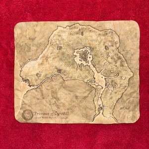 Póster del mapa de Cyrodiil