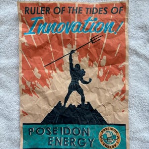 Cartel publicitario de Poseidon Energy de Fallout