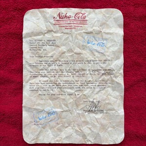 Carta corporativa de Fallout Nuka Cola