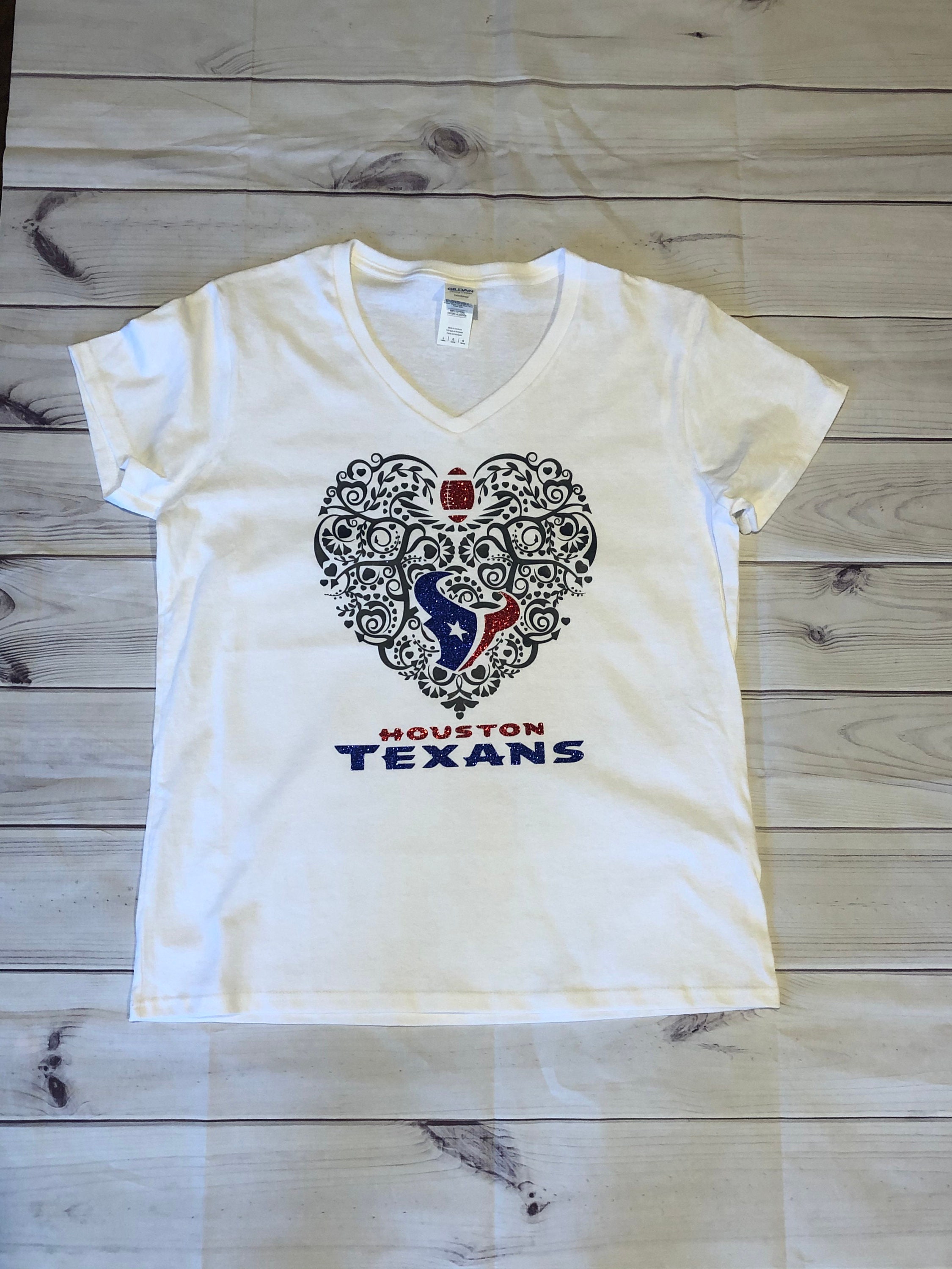 houston texans glitter shirt