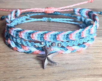 Summer starfish bracelet stack ||  bracelet set