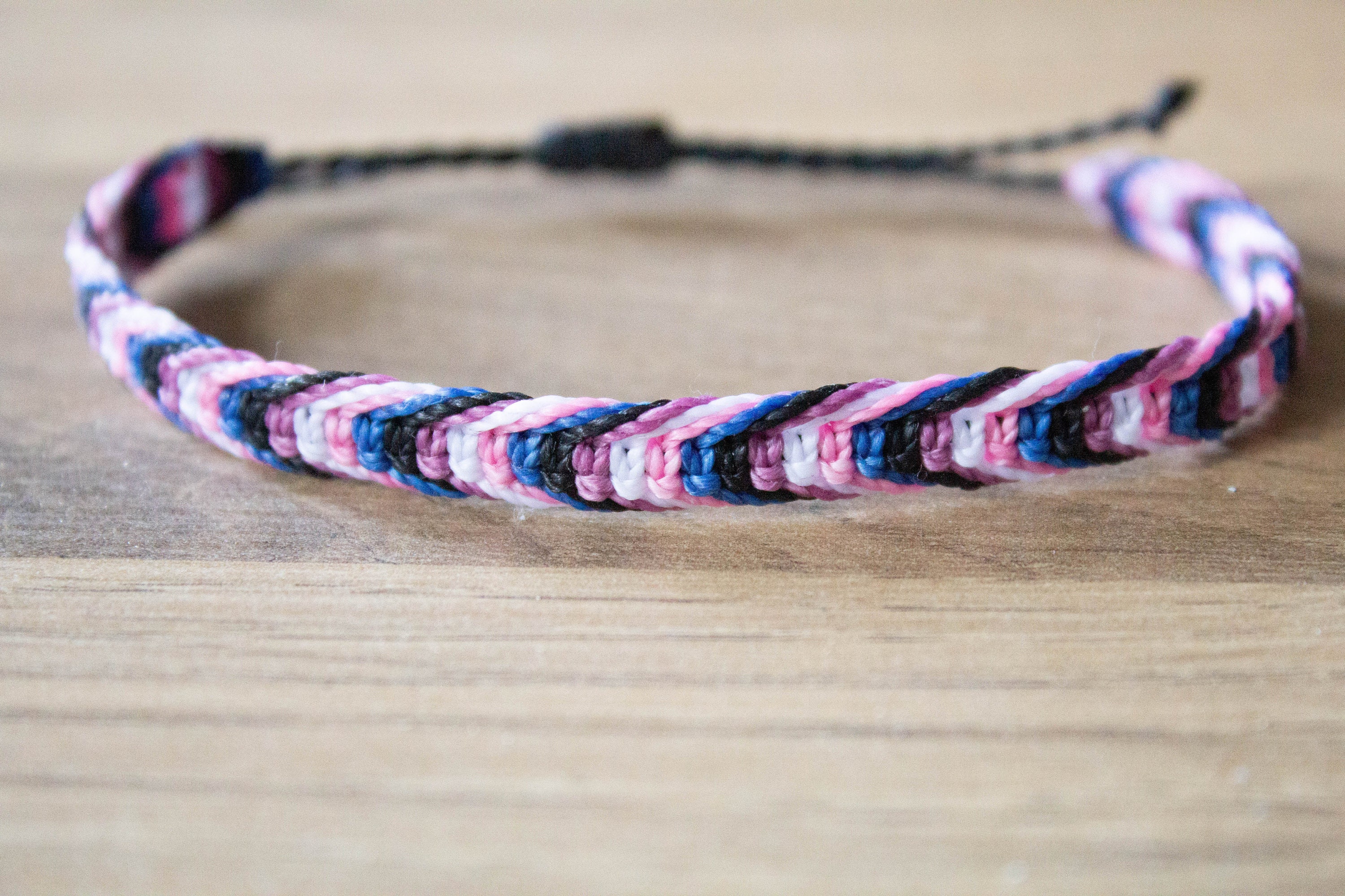 Gender Fluid Square Knot Bracelet or Anklet - Etsy Hong Kong