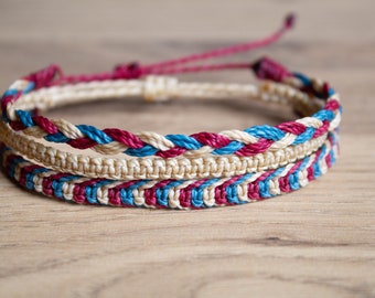 Set of mens bracelets or Anklets