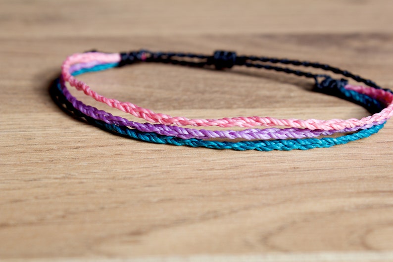 Pastel Bisexual Bracelet bi sexual pride bracelet