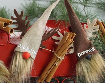 No-Sew Gnome Garland Pattern - Reindeer Gnome Included, Boy Gnome, Girl Gnome, Gnome Pattern