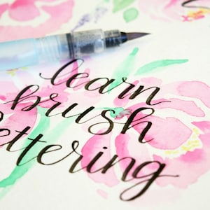 Basic Strokes Practice Sheets for Brush Calligraphy, Brush Lettering, Instant Download Workbook, Brush, Bounce, and Modern Calligraphy