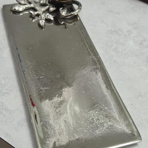 Vintage Style Mud Pie Cast Aluminum Bird & Branch Long Serving Tray.