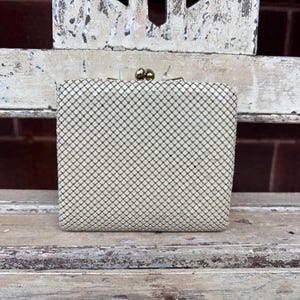 Vintage Goldcrest 1970's Beige Mesh Ladies Wallet - New with Tags - Oroton - Glomesh