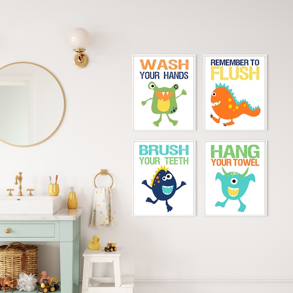 Kids Bathroom Etsy