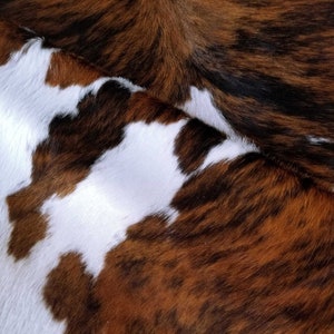 Tricolor Cowhide Rug Cow Hide Rugs on Sale image 5