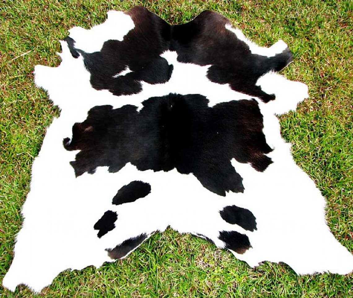 Cowhide Rug Black Calf Hide Cow Hide Brazilian Area Rugs Hair Etsy